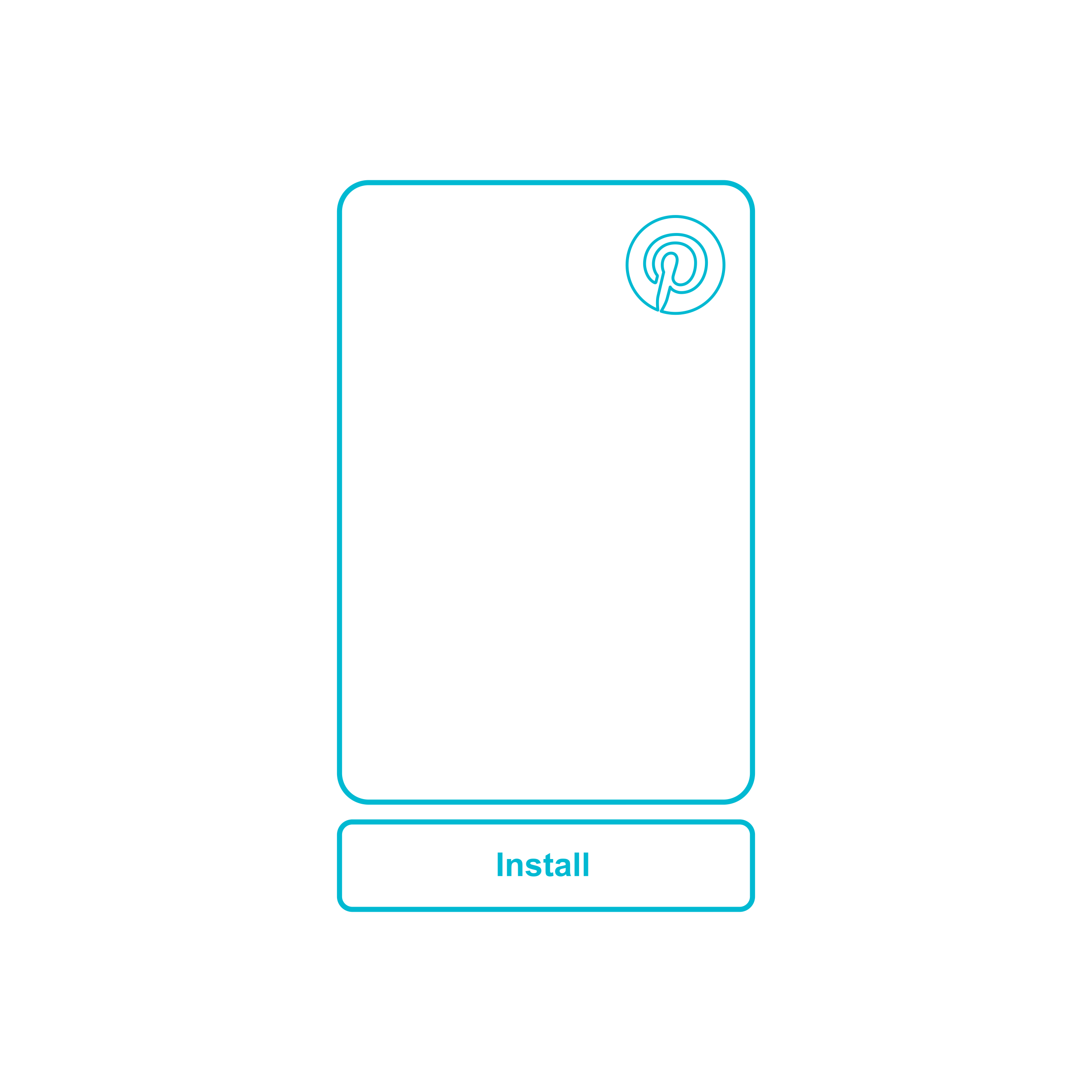 Digital Pinterest Promoted Pin App Monoline Svg Vector Free Vectors